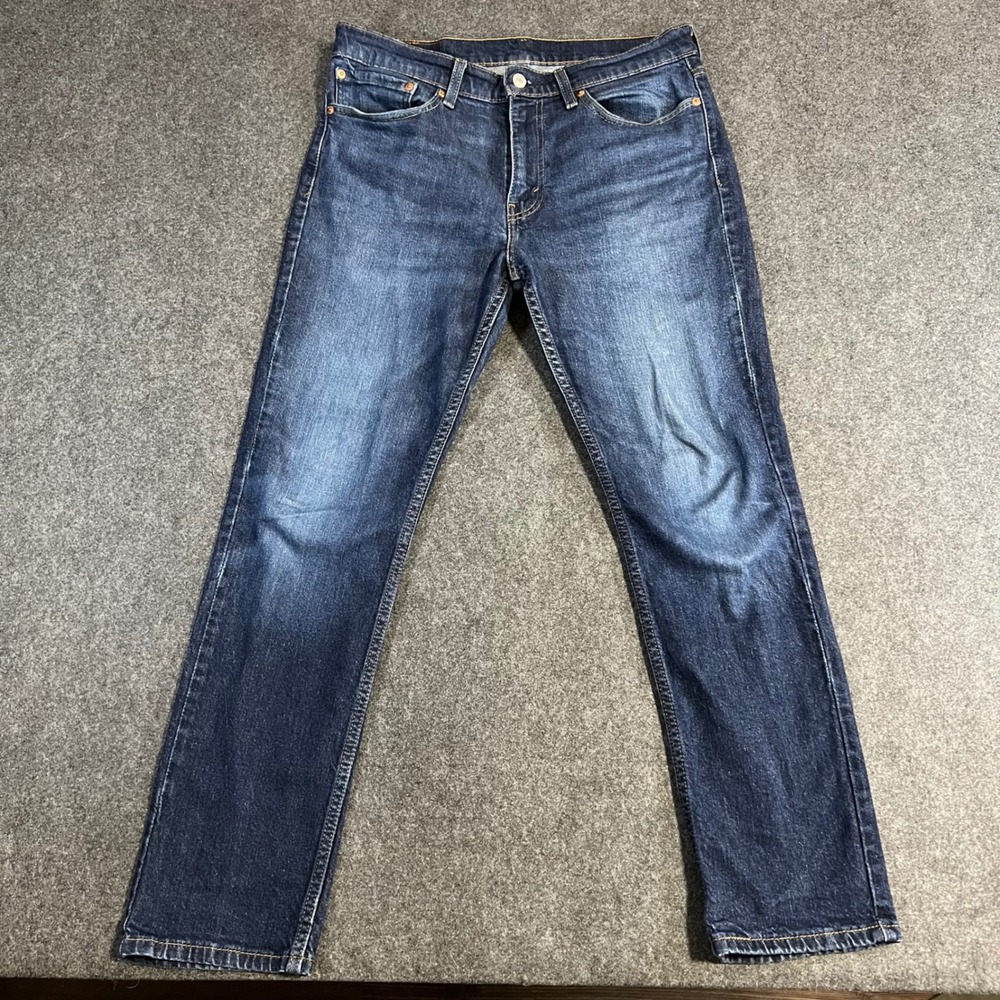 Levis 511 Slim Fit Jeans Mens 34x30 Dark Wash Blue Denim Pants 04511-4534